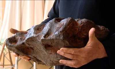 Hallan nuevo mineral dentro de meteorito camiper