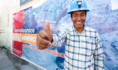 mineros formalizados: Puno La Libertad Ayacucho y Arequipa
